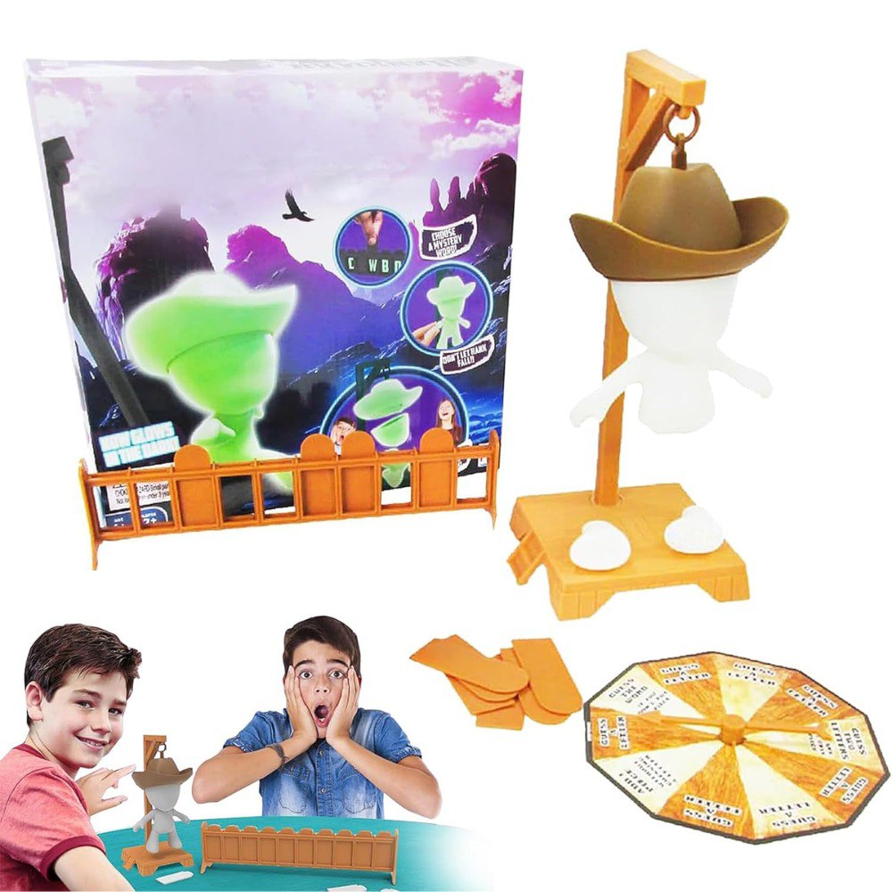 Juego De Mesa Ahorcado Vaquero Magnetico