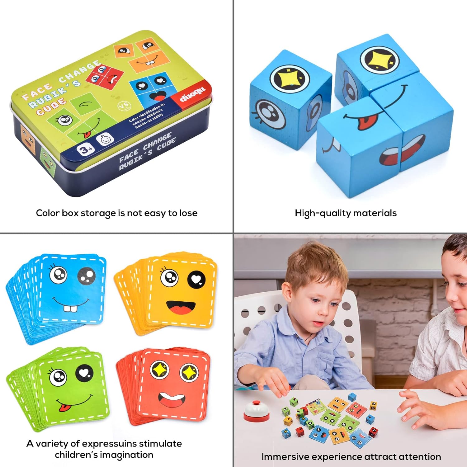 Miniatura 3 de JUEGO CUBOS DE EMOCIONES MONTESSORI