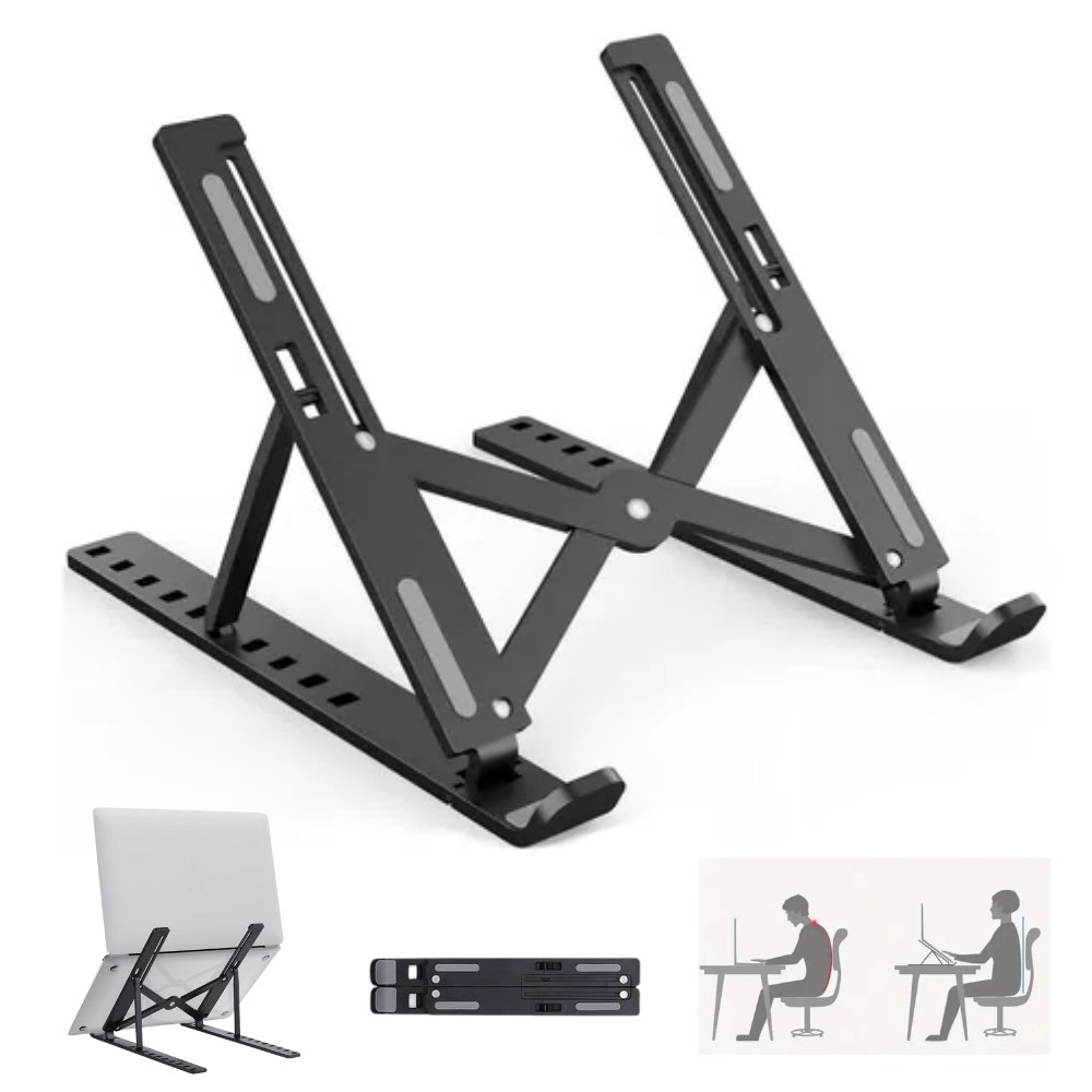 Base Soporte Portatil Plegable Pasta Neg