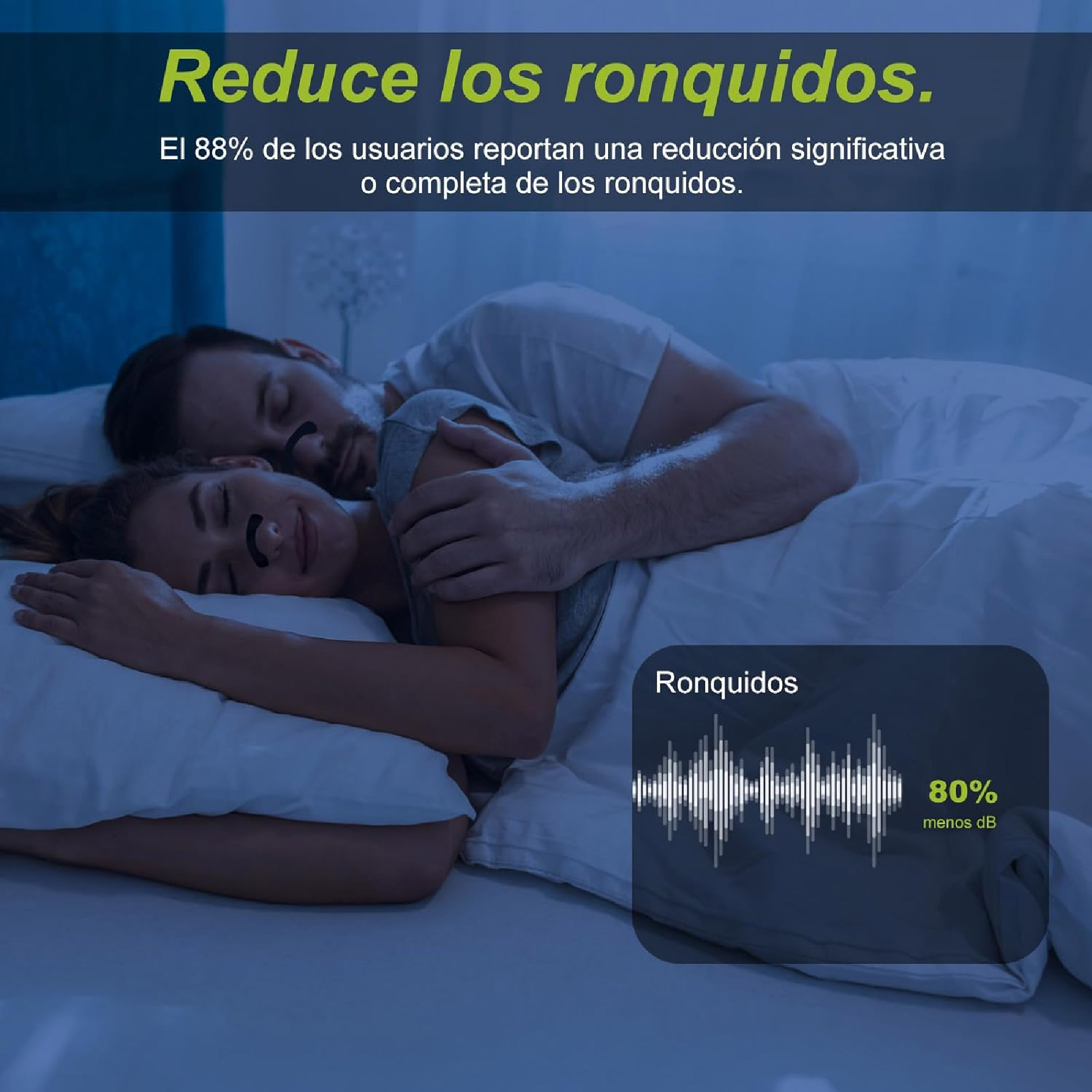 Miniatura 4 de Dilatador Nasal Antironquidos Magnetico