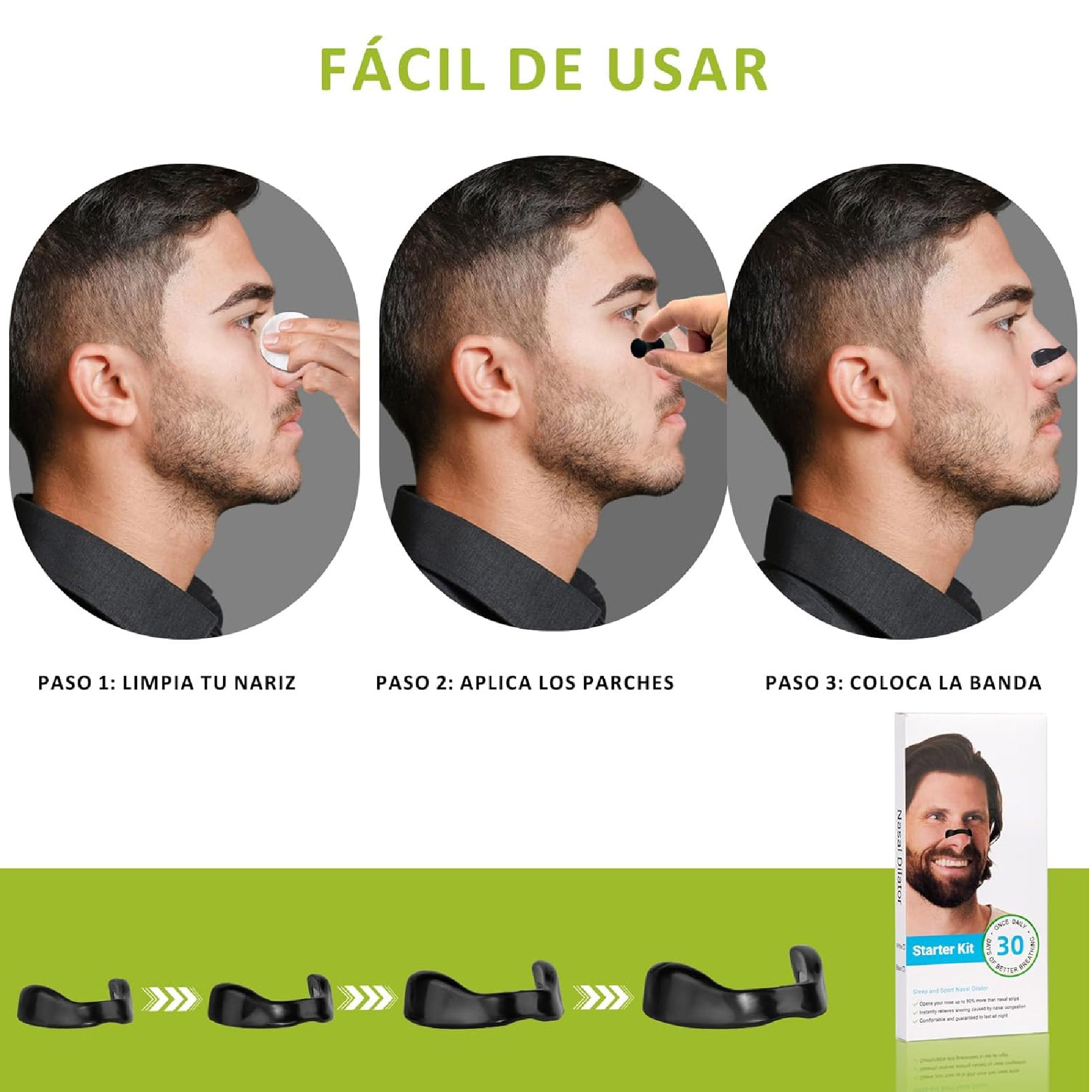 Dilatador Nasal Antironquidos Magnetico