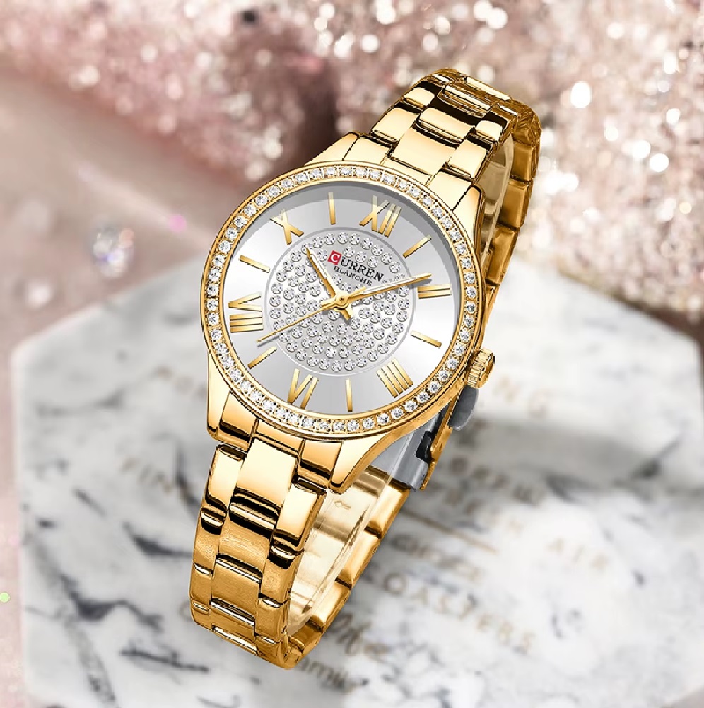 Reloj Curren 9084 Para Mujer Elegante