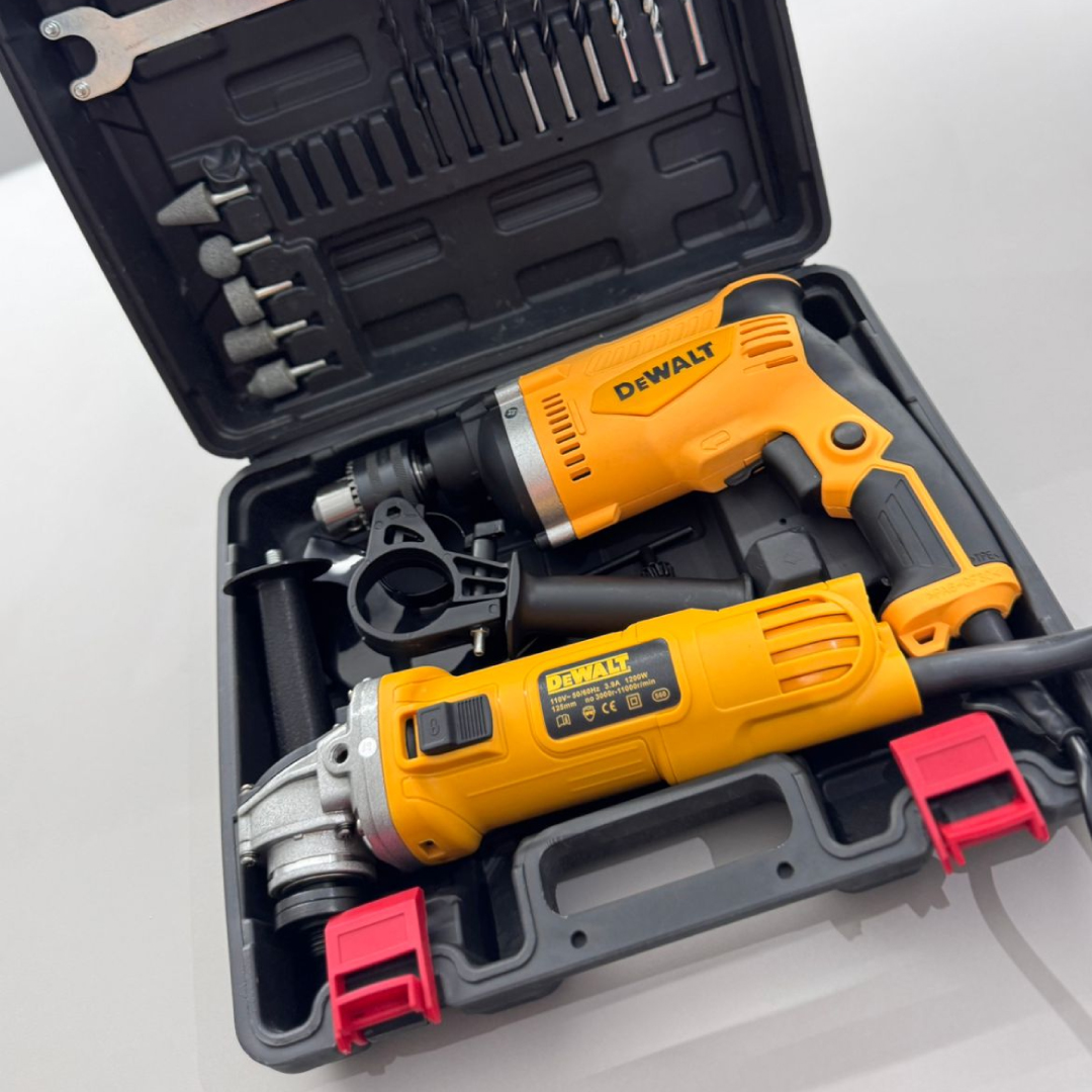 Taladro 1/2 + Pulidora alámbrico