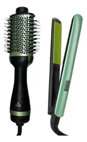 Miniatura 1 de Combo Cepillo Plancha Aguacate
