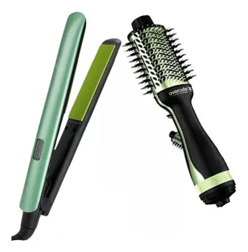 Miniatura 2 de Combo Cepillo Plancha Aguacate
