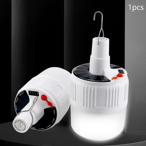 Bombillo Con Panel Solar