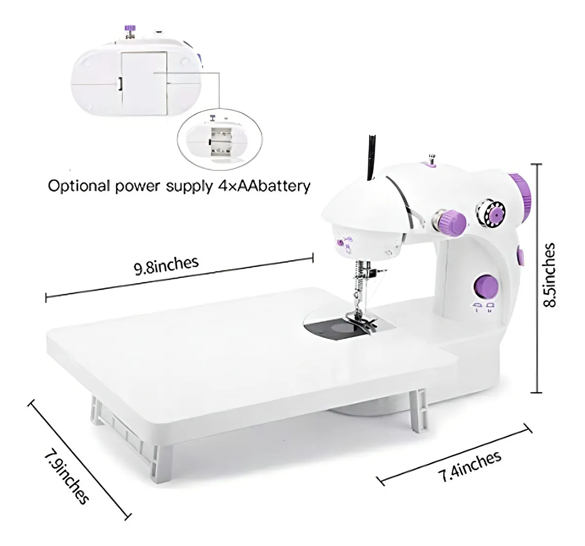 MINI MAQUINA DE COSER CON MESA