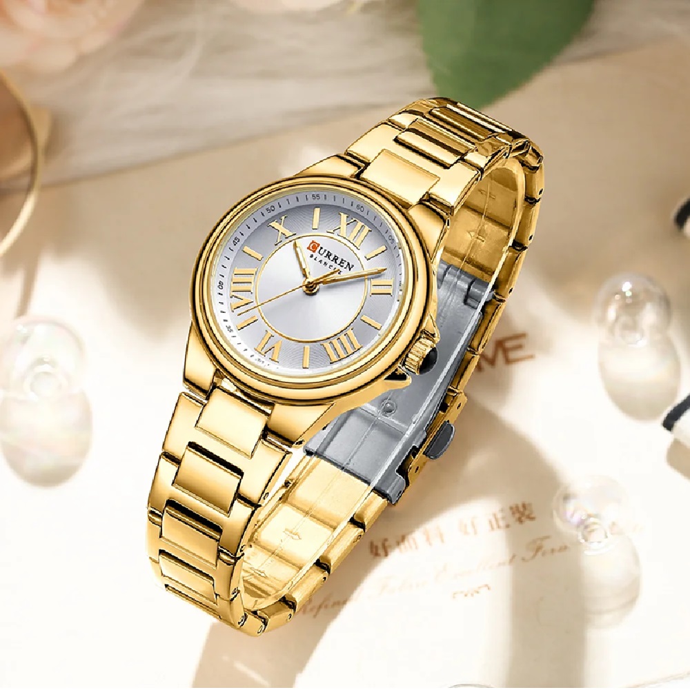Reloj Curren 9091 Para Mujer Elegante