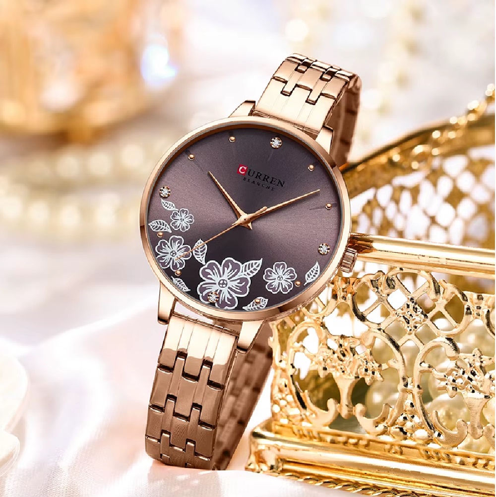 Reloj Curren 9068B Para Mujer Elegante