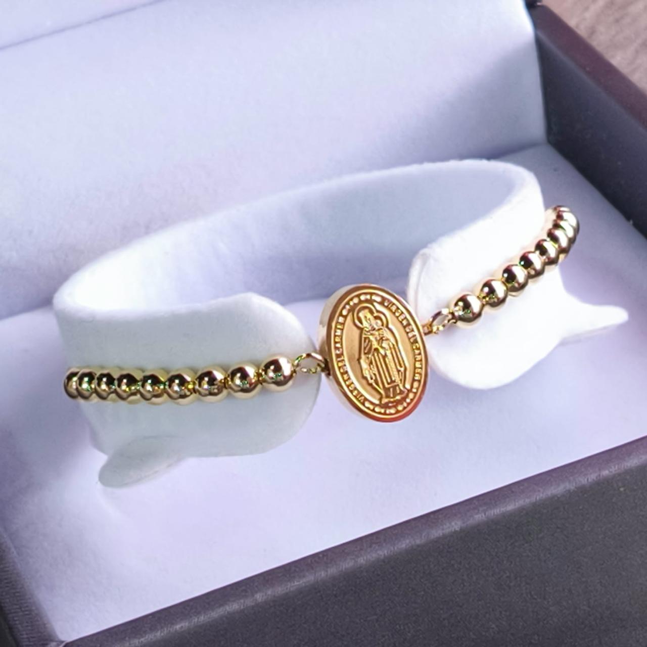 PULSERA BALIN RODIO N4 DIJE V DEL CARMEN