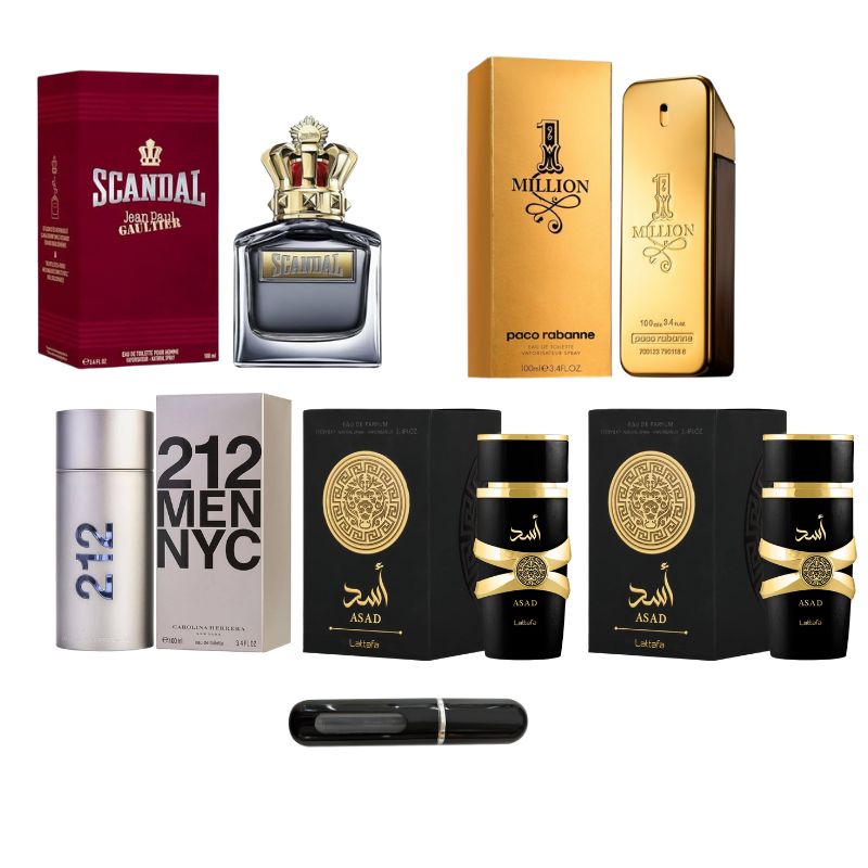 COMBO 5 PERFUMES + PERFUMERO AEC