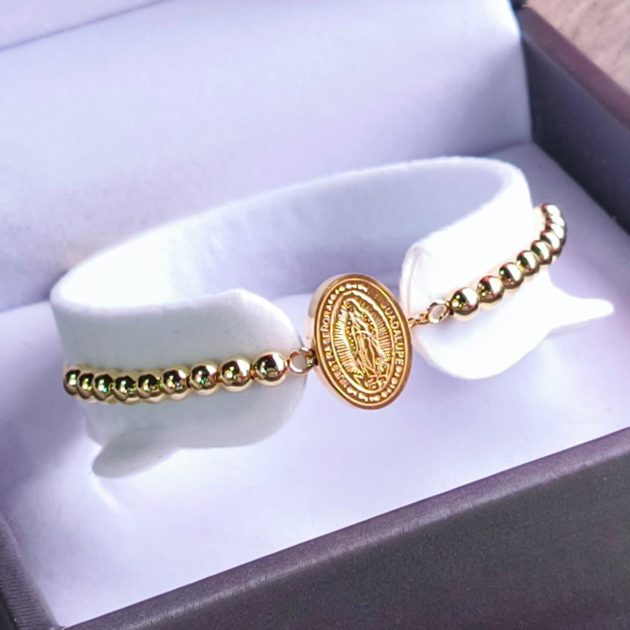 PULSERA BALIN RODIO N4 DIJE V GUADALUPE