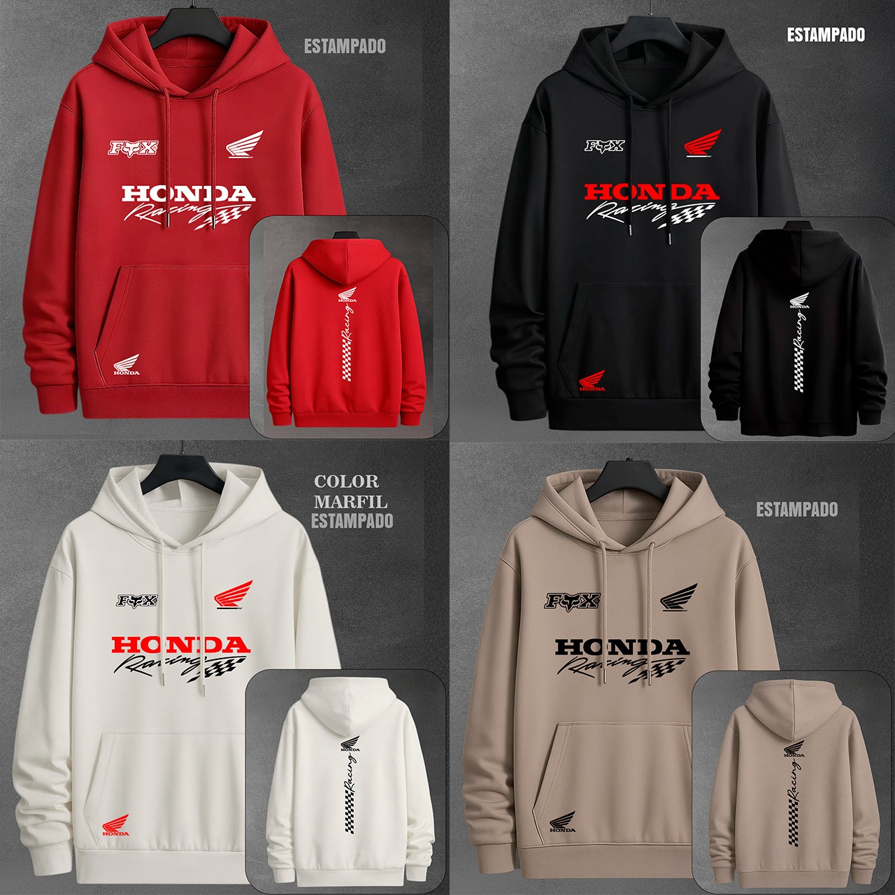BUZO MOTO HONDA ESTAMPADO