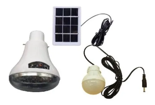 Miniatura 2 de Kit 2 Bombillos Recargable Panel Solar