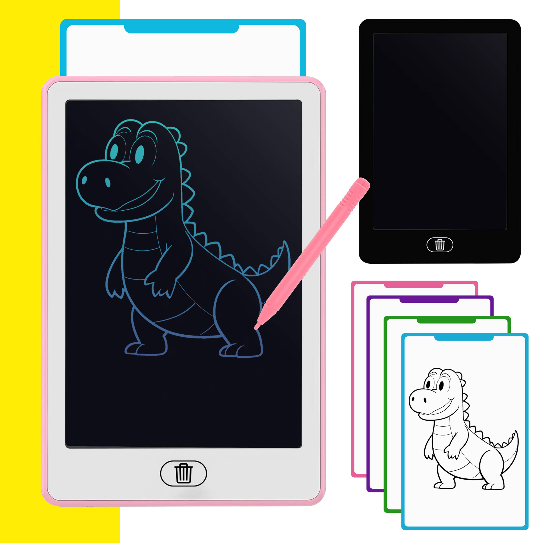 Vista 5 de Tableta Mágica Lcd Dibujo +20 Tarjetas