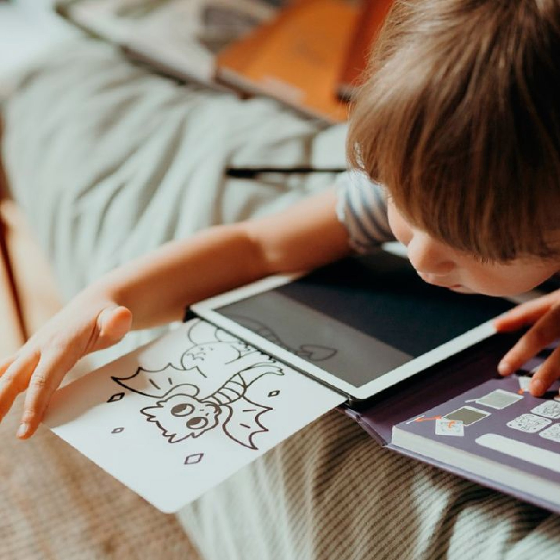 Vista 3 de Tableta Mágica Lcd Dibujo +20 Tarjetas