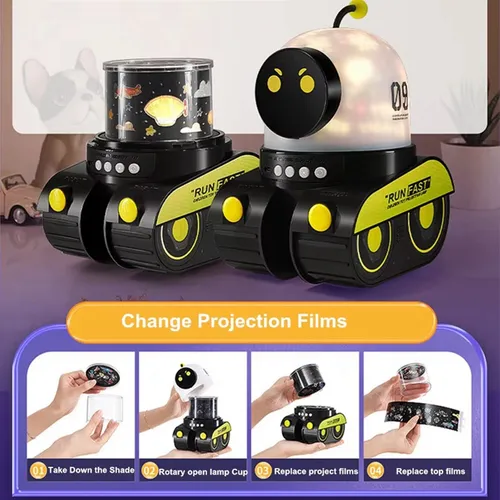 Proyector  Robot De Coche Niños