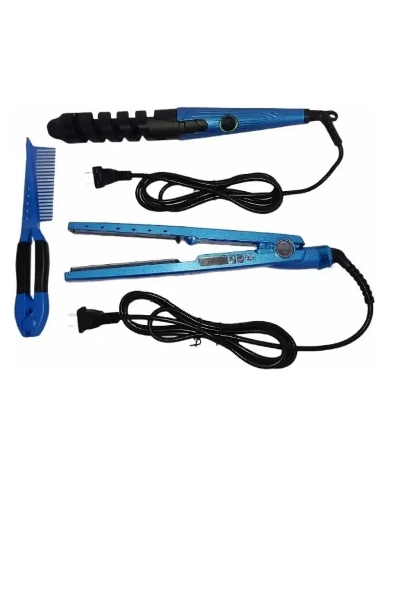 Miniatura 1 de Combo Plancha De Cabello Nano Titanium