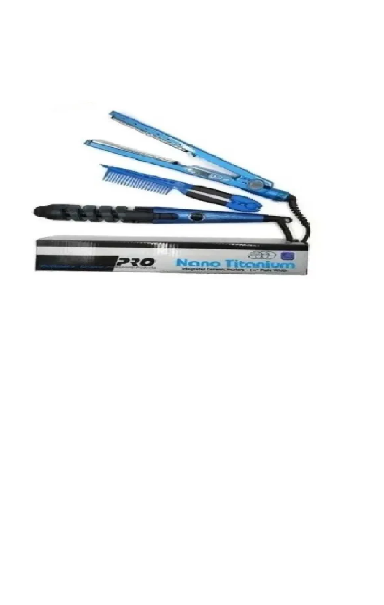 Nano Titanium Plancha, Peine Y Rizador