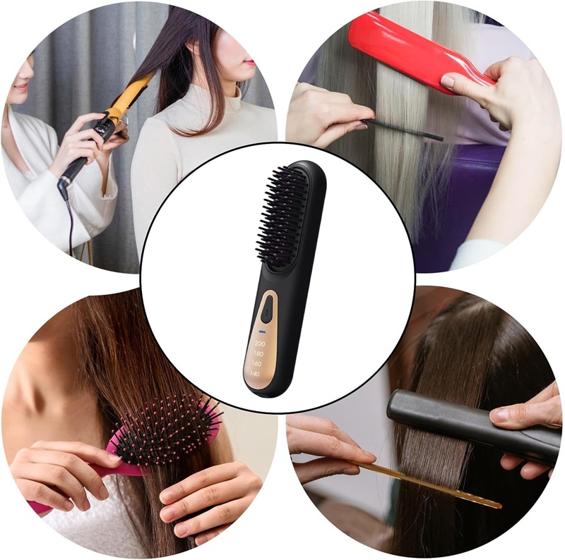 Miniatura 1 de Cepillo Alisador De Cabello Eléctrico
