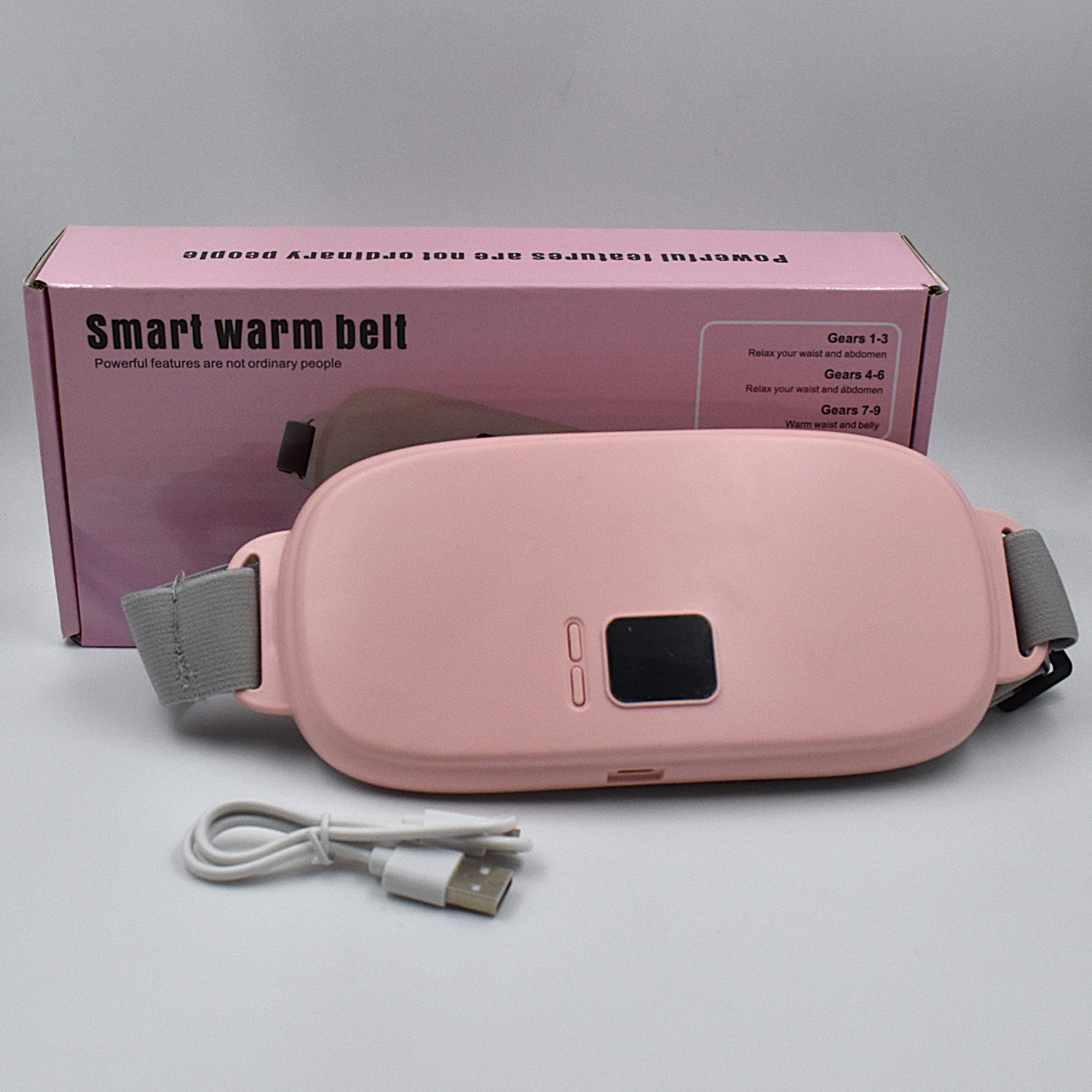 Cinturón recargable de cólicos