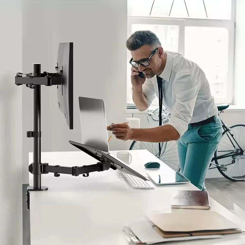 Miniatura 3 de Brazo Ergonomus Para Portátil Doble