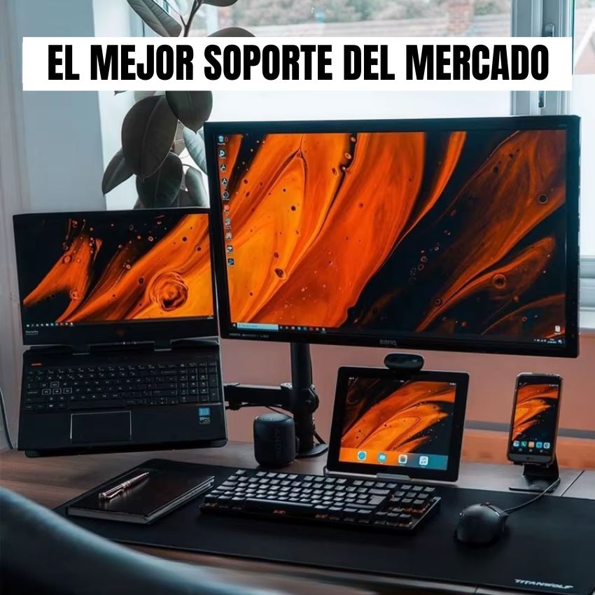 Miniatura 2 de Brazo Ergonomus Para Portátil Doble