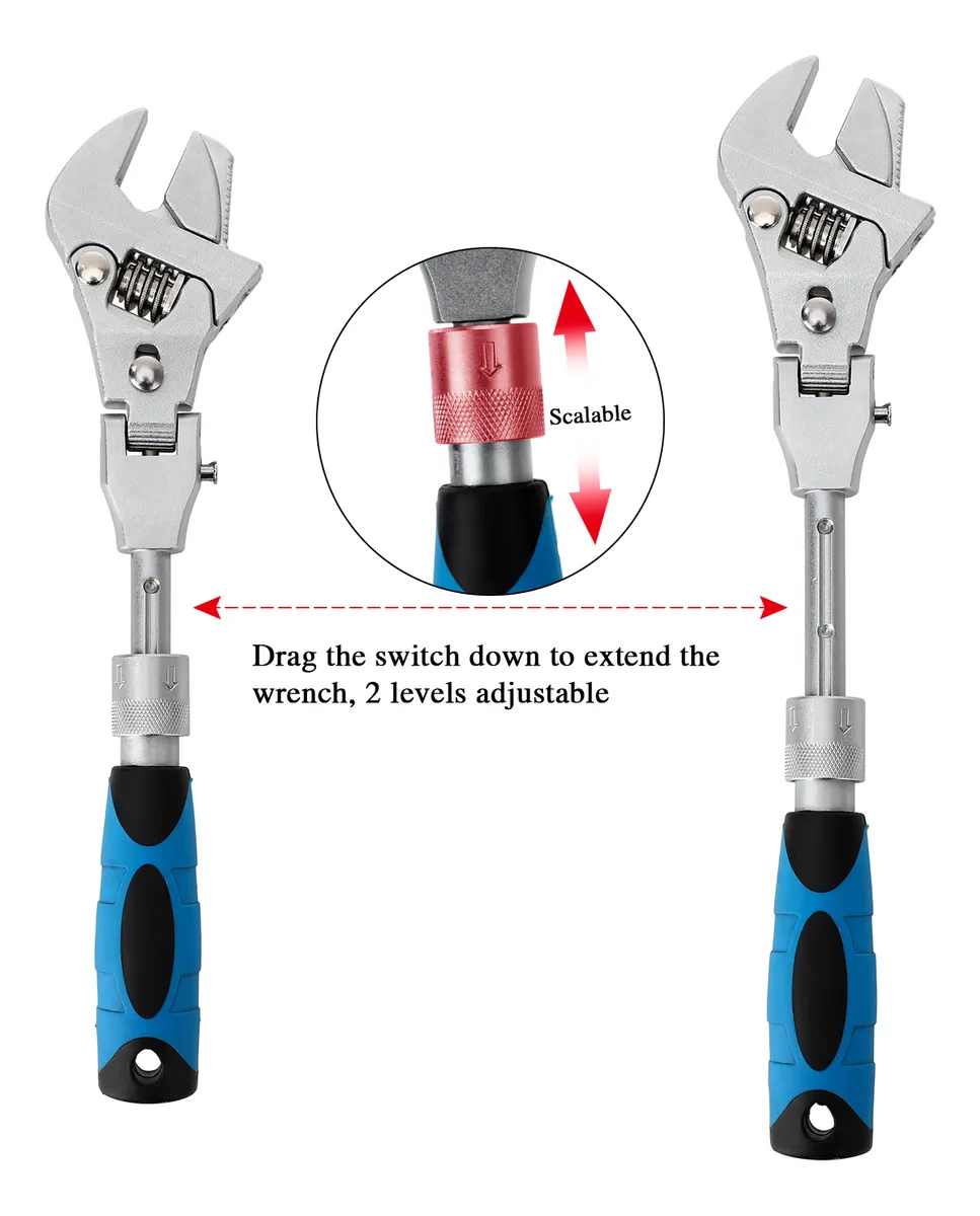 Miniatura 3 de LLAVE INGLESA MULTIF EXPANDIBLE GIRO 180