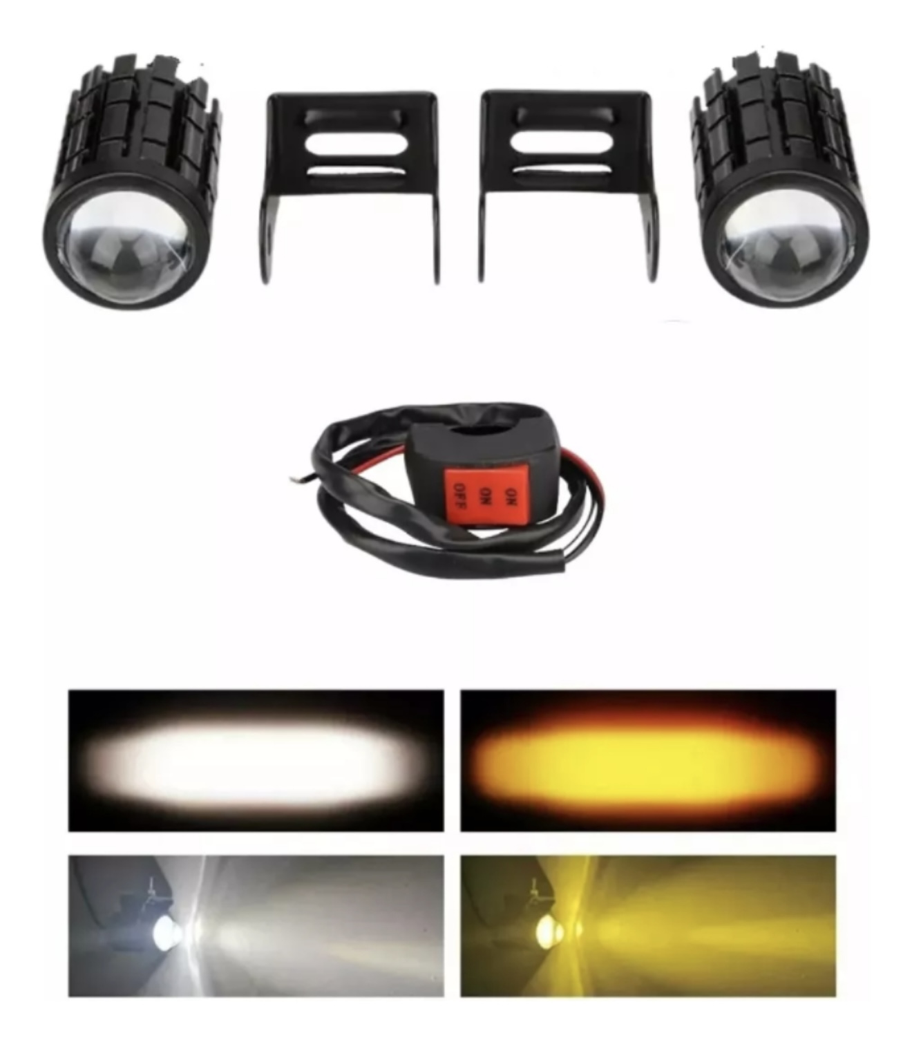 KIT LUCES EXPLORADORAS PARA MOTO