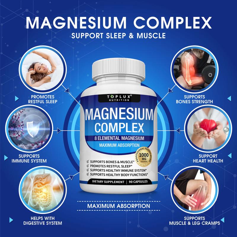 Miniatura 3 de Toplux Nutrition Magnesium Complex 1000