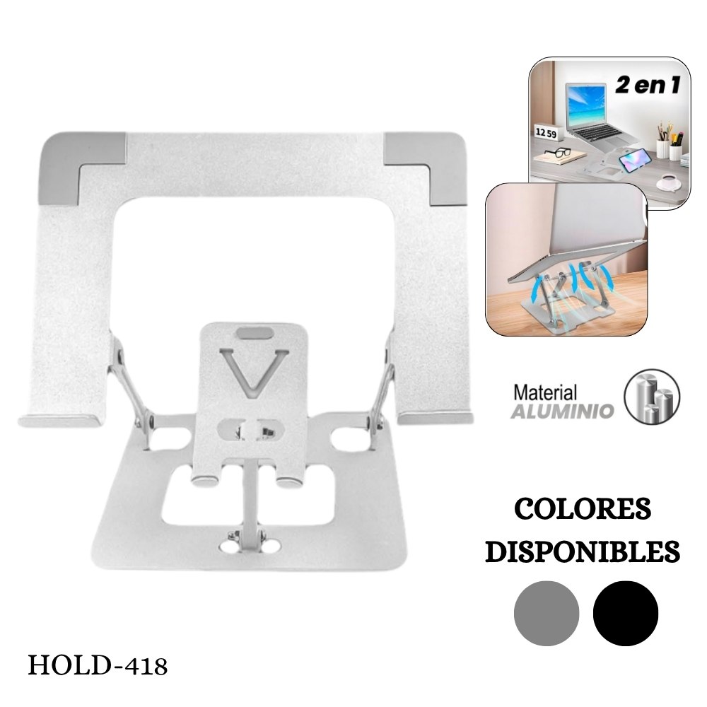 Miniatura 2 de Base Soporte Portatil Laptop Hold-418