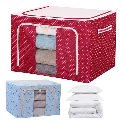 Vista 6 de Cajón Organizador sabanas Cubrelecho - Color: Rojo