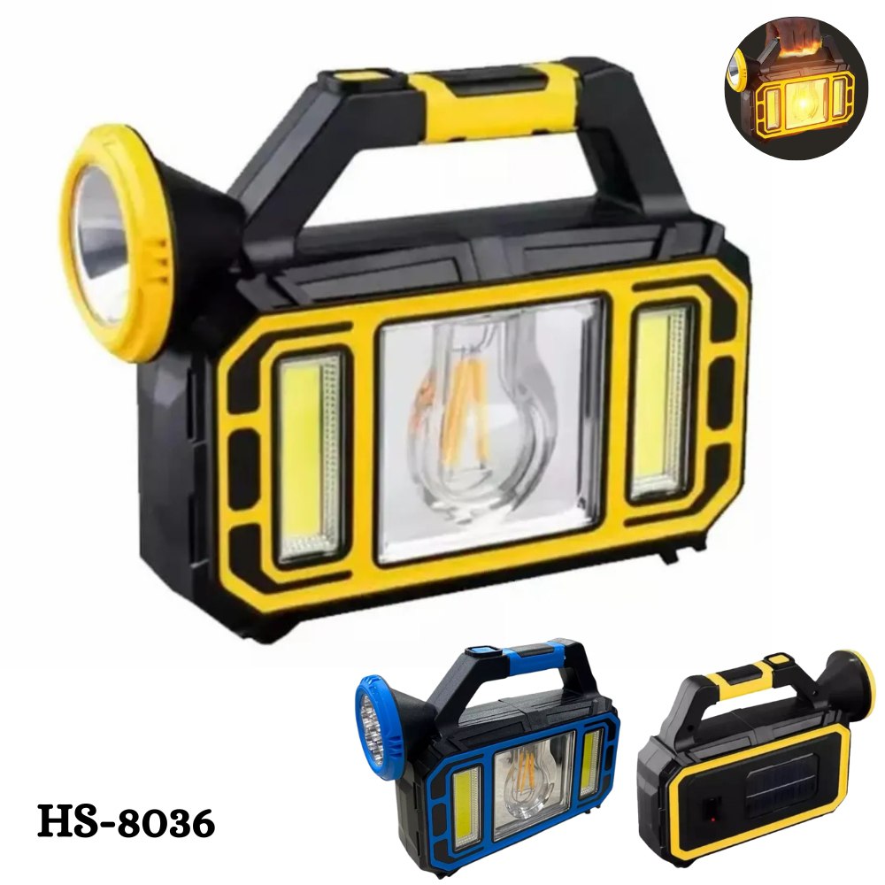 Miniatura 3 de Linterna Led Solar Recargable HS-8036