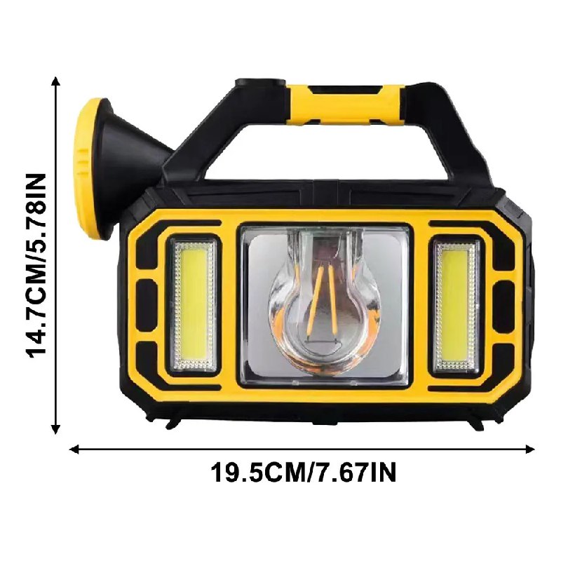 Miniatura 2 de Linterna Led Solar Recargable HS-8036