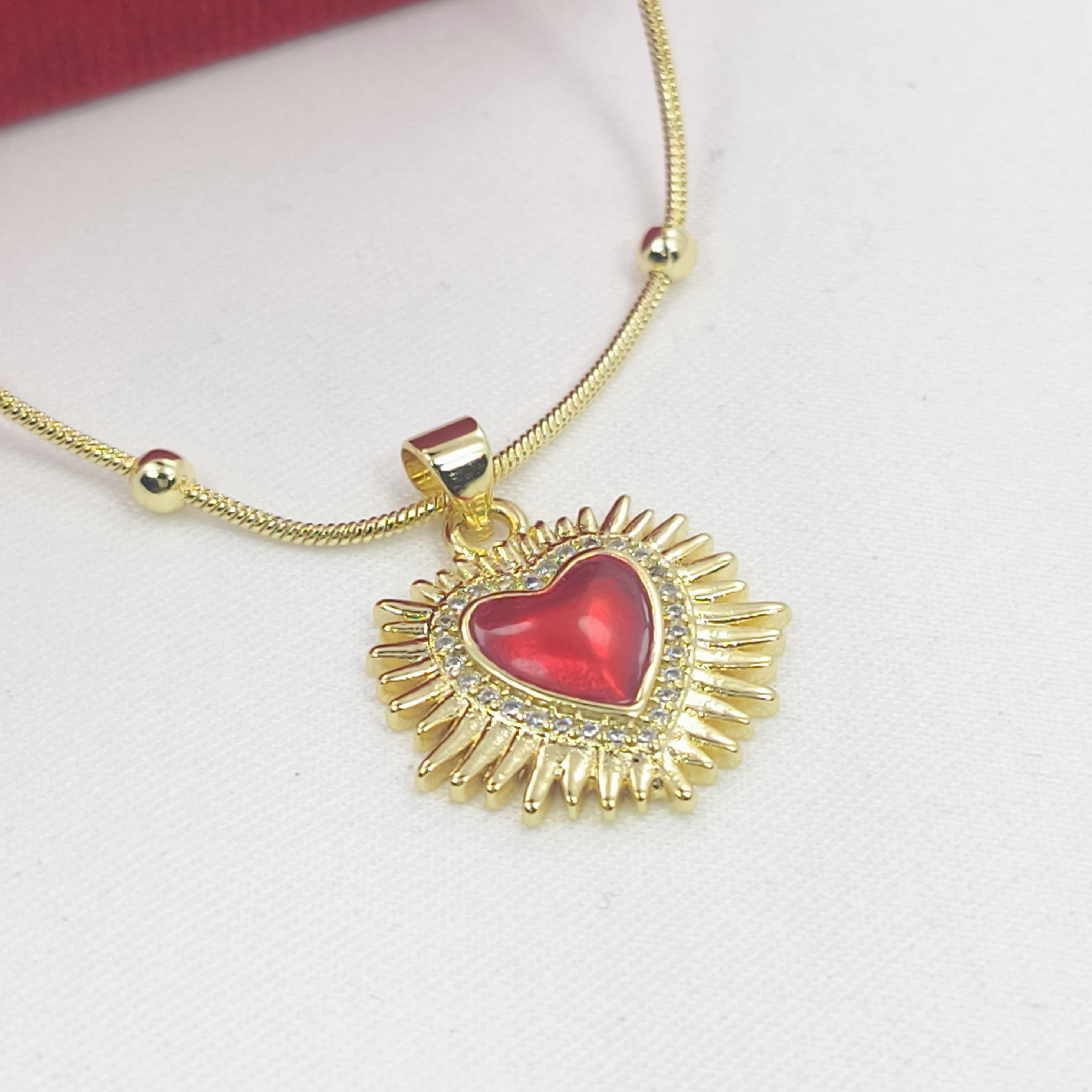 Miniatura 2 de COMBO CORAZON DE JESUS COLLAR Y PULSERA