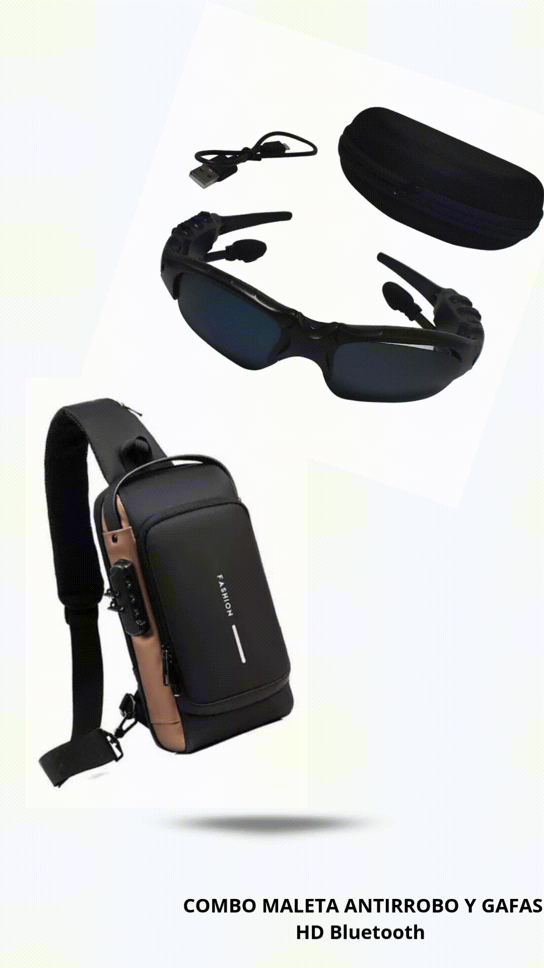 Miniatura 3 de COMBO MALETA ANTIRROBO Y GAFAS  B