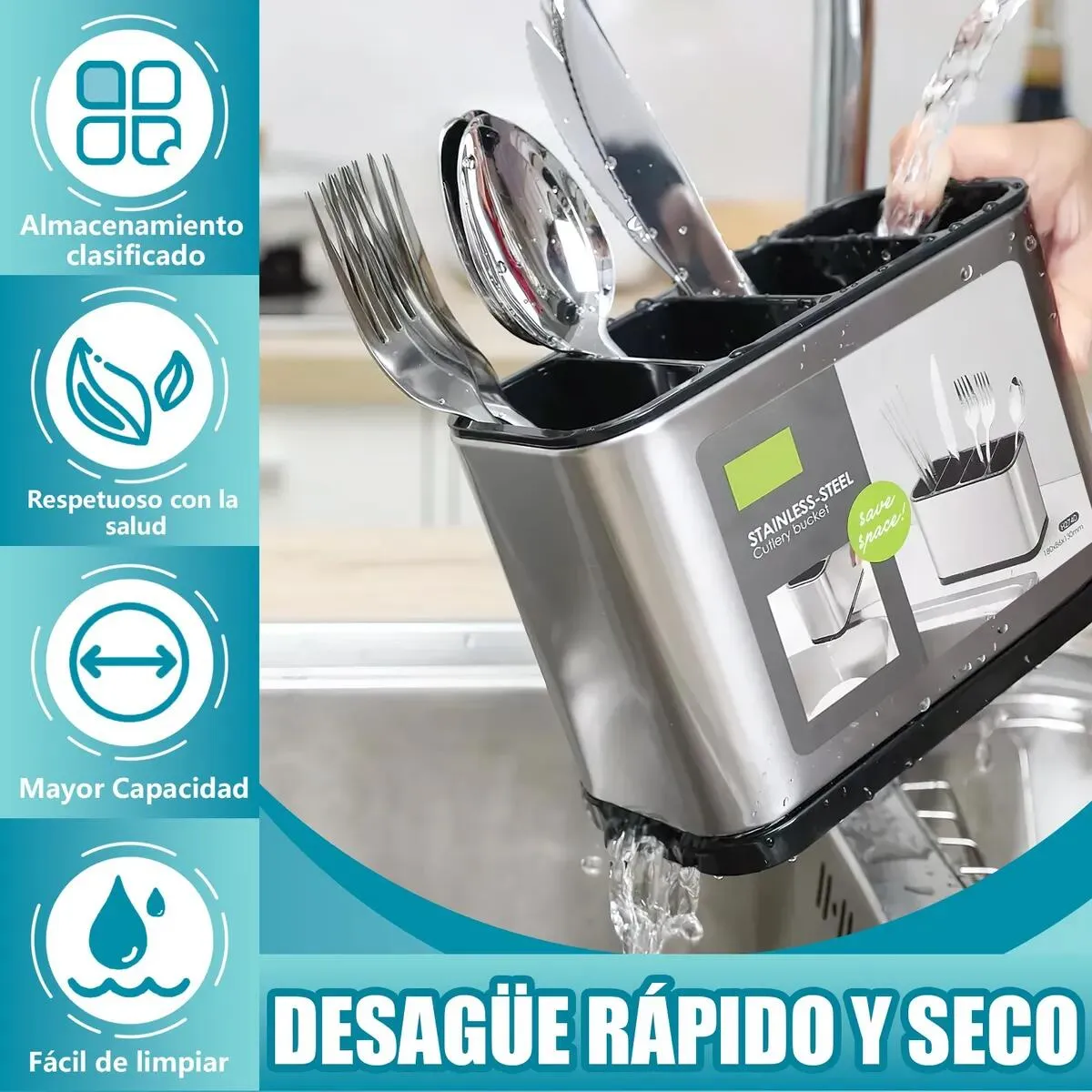 Miniatura 3 de ORGANIZADOR DE CUBIERTOS MEDIANO