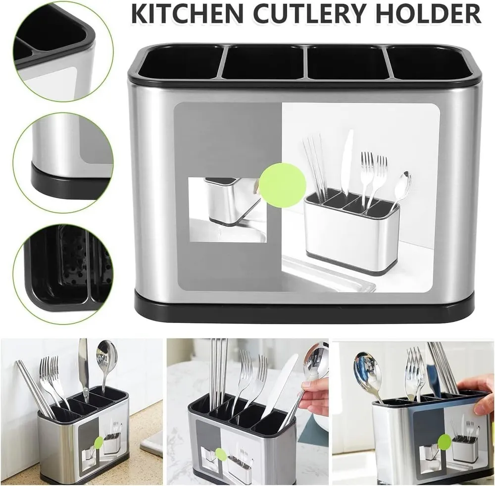 Miniatura 2 de ORGANIZADOR DE CUBIERTOS EN ACERO