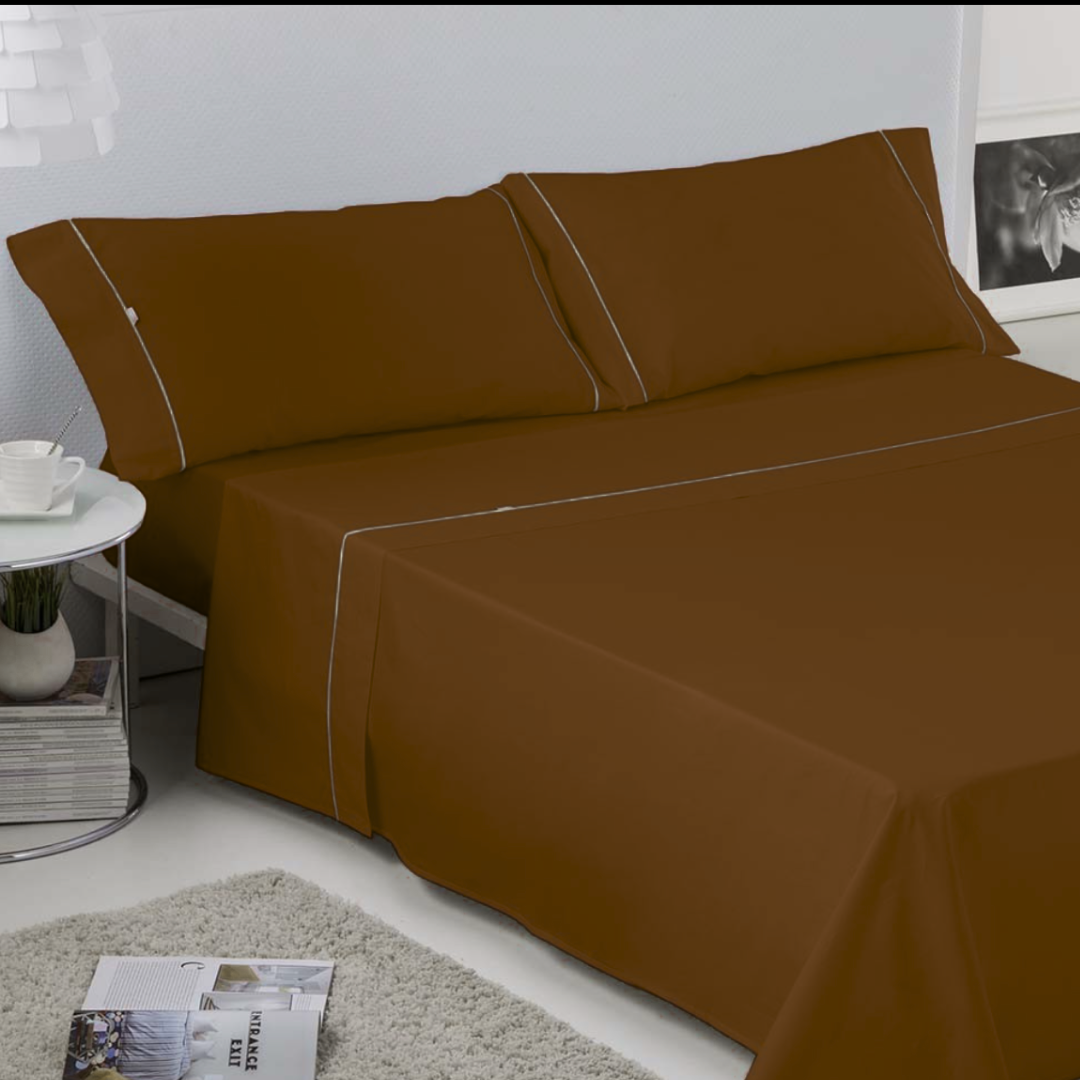 Vista 11 de Sabana Unicolor Doble 800 HILOS - COLOR: ROSA