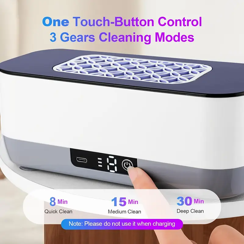 Miniatura 4 de LIMPIADOR ULTRASONICO CON PORTA BROCHAS