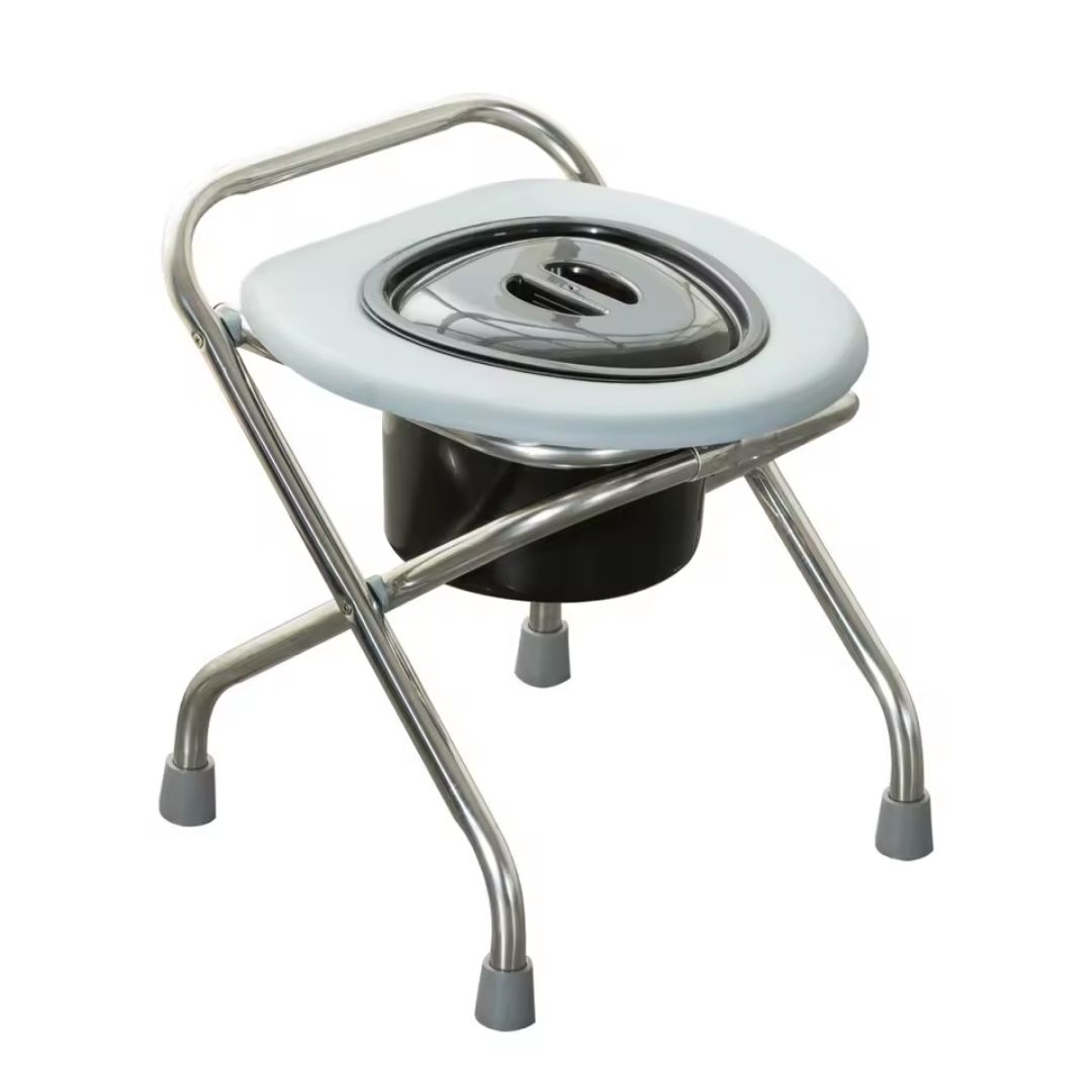 Miniatura 3 de Silla Inodoro Plegable de Acero Firme