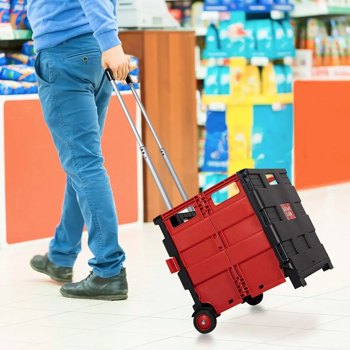 Miniatura 1 de CARRITO PARA MERCADO PLEGABLE