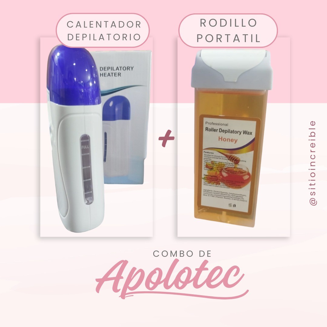 KIT CALENTADOR + CERA ROLL- ON