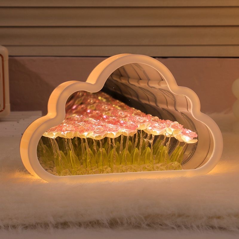 Vista 4 de LAMPARA DE ROSAS NUBE INFINITA