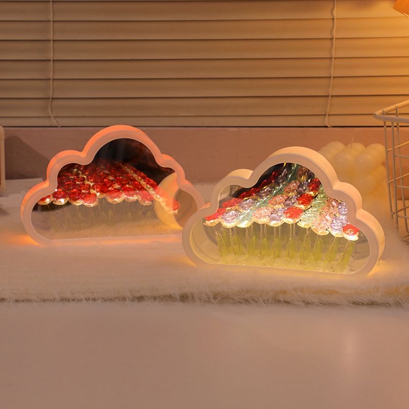 Vista 2 de LAMPARA DE ROSAS NUBE INFINITA