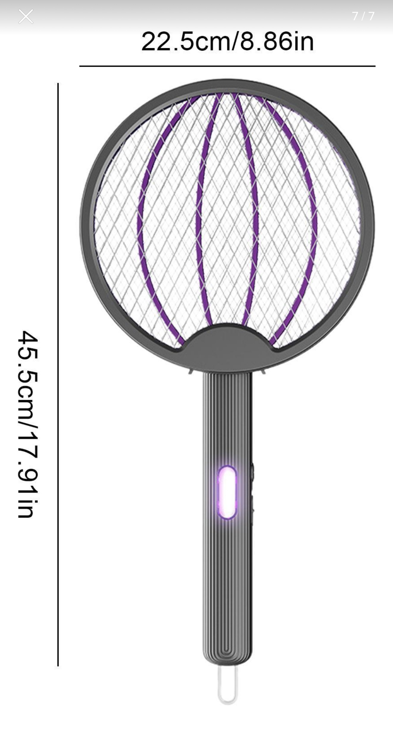Miniatura 5 de RAQUETA MATA MOSCAS 3 EN 1