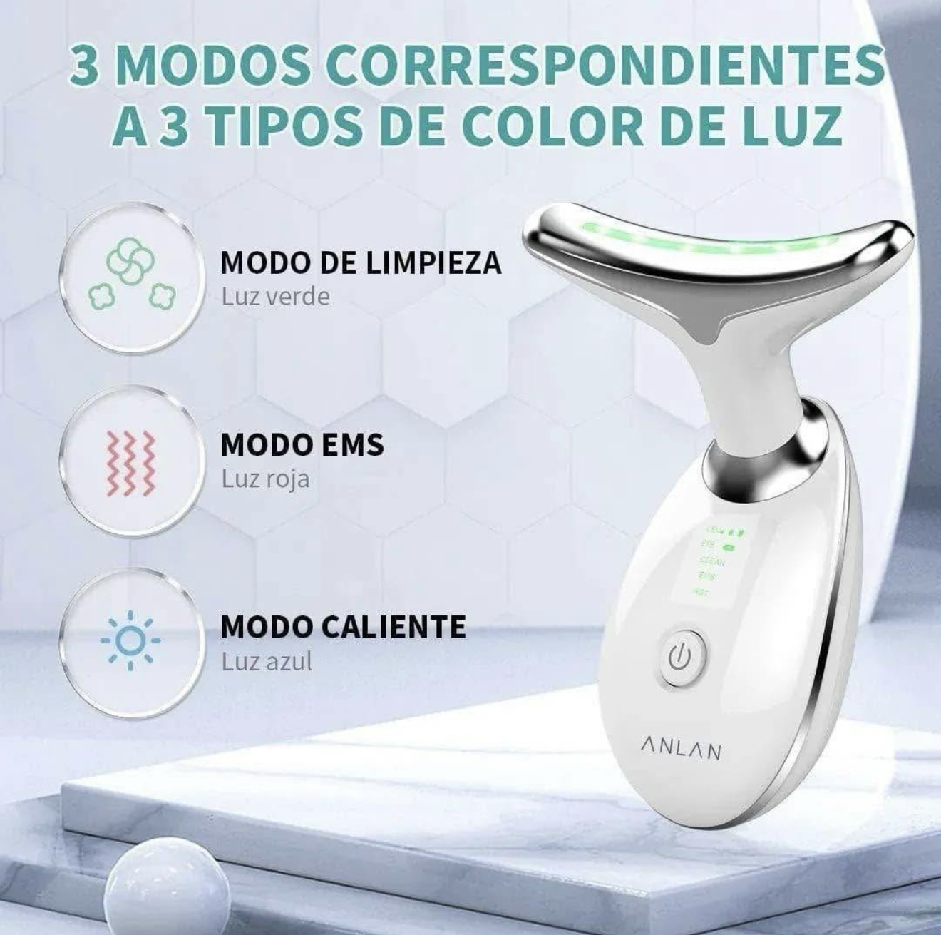 Miniatura 3 de MASAJEADOR FACIAL REDUCTOR PAPADA