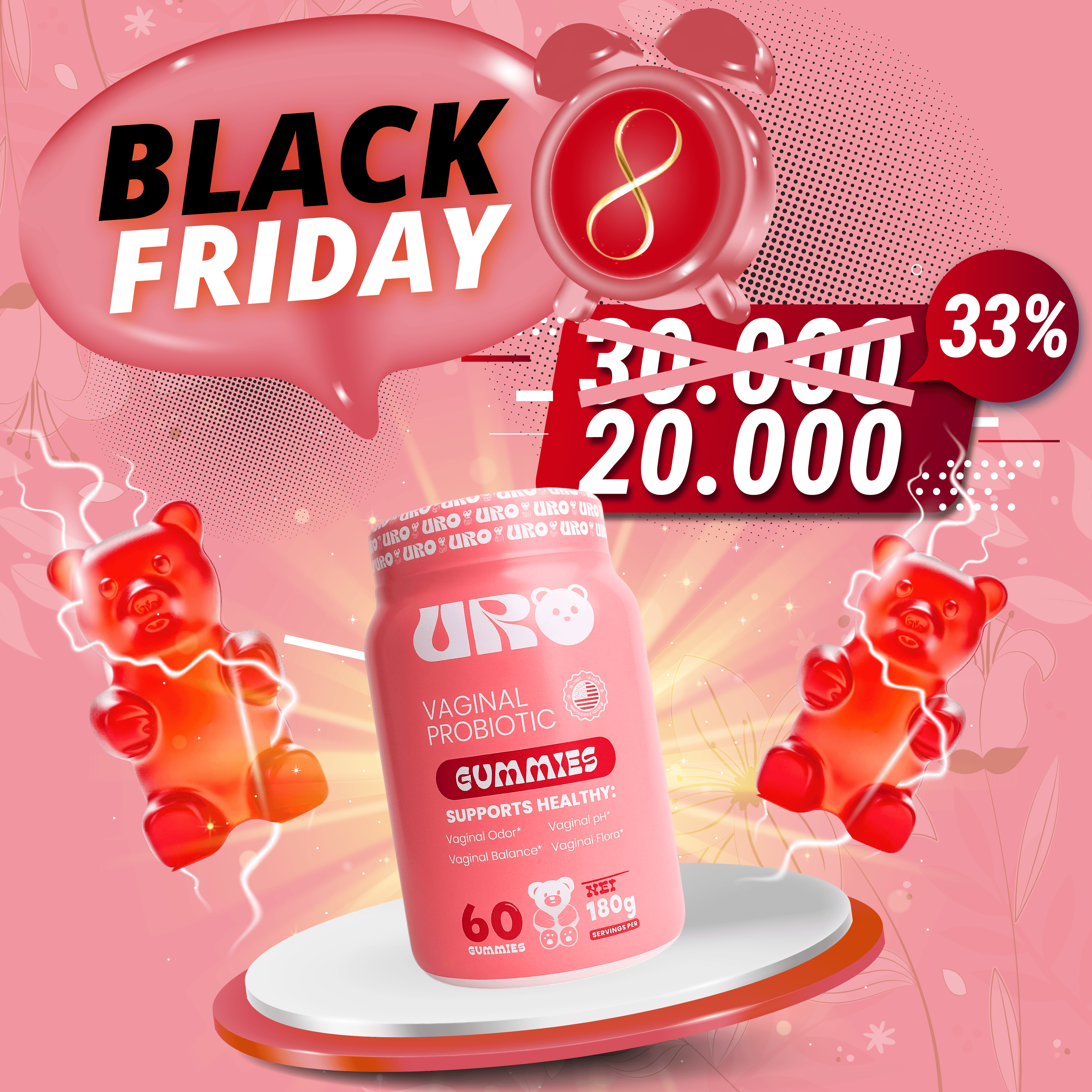 URO Gomitas Envase de 60 Gomitas