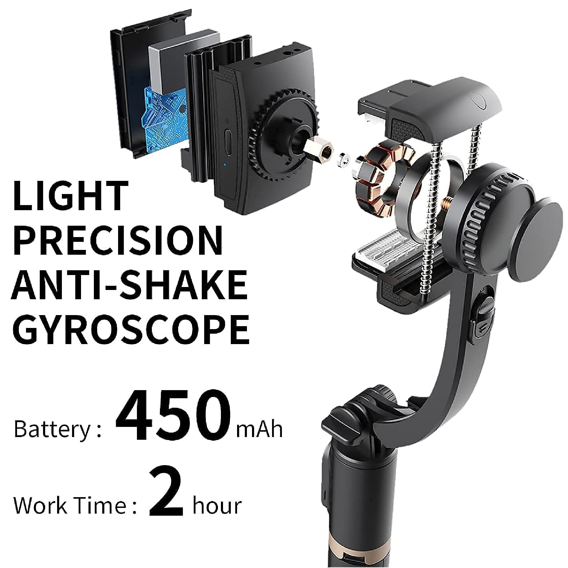 Miniatura 6 de Estabilizador 3en1 Celular Tripode Palo