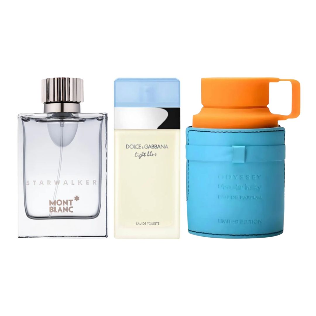 STARWALKER+LIGHTBLUEDAMA+MANDARINSKY